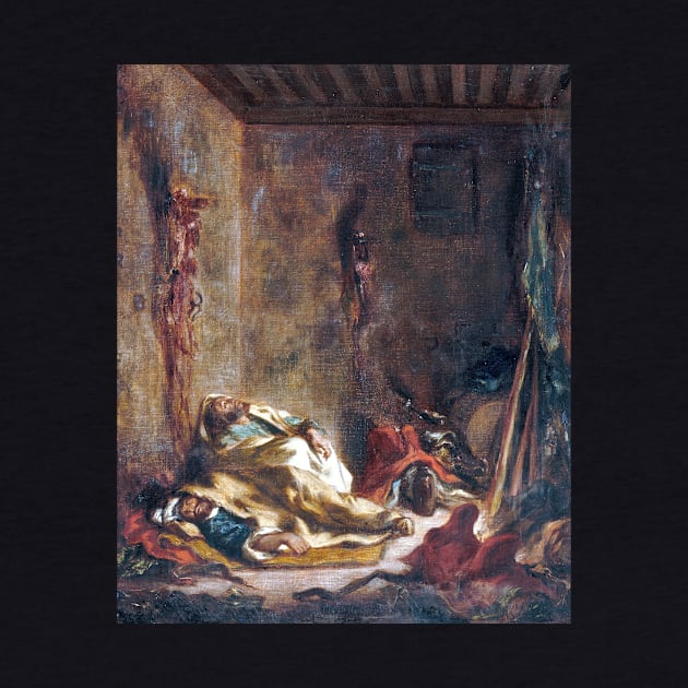 Eugène Delacroix The Guardhouse in Meknes by pdpress